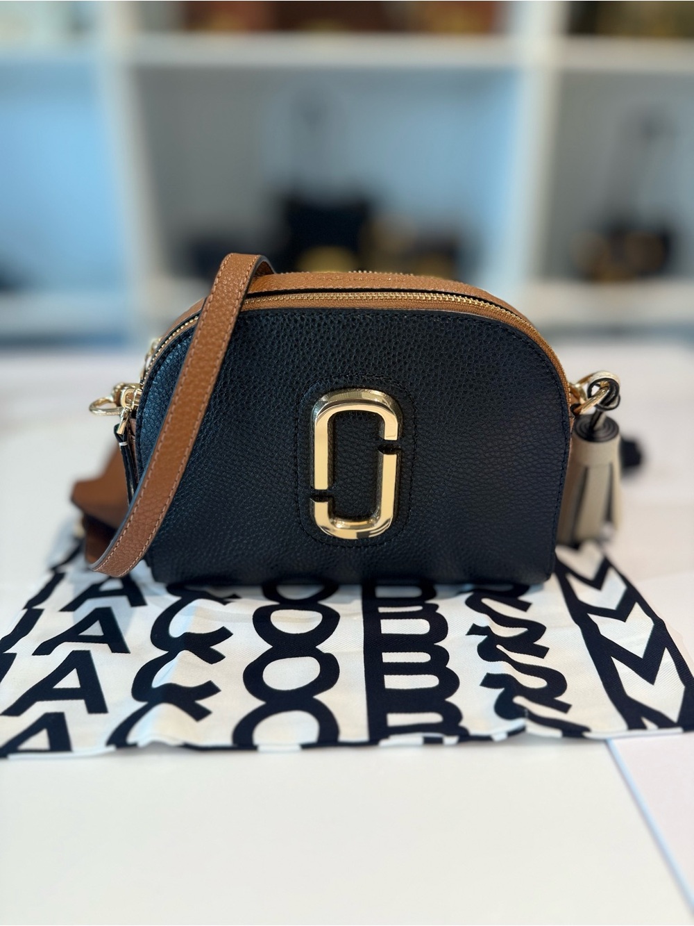 NWT Marc Jacobs shutter crossbody -cloud white multi